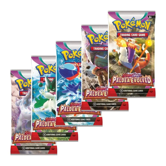 Pokemon: Scarlet & Violet - Paldea Evolved Booster-001 Board / Card Games-Brain Games OÜ