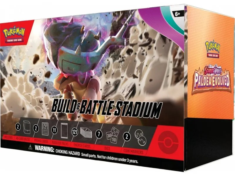 Pokemon: Scarlet & Violet - Paldea Evolved - Build & Battle Stadium-101 Board / Card Games-Brain Games OÜ