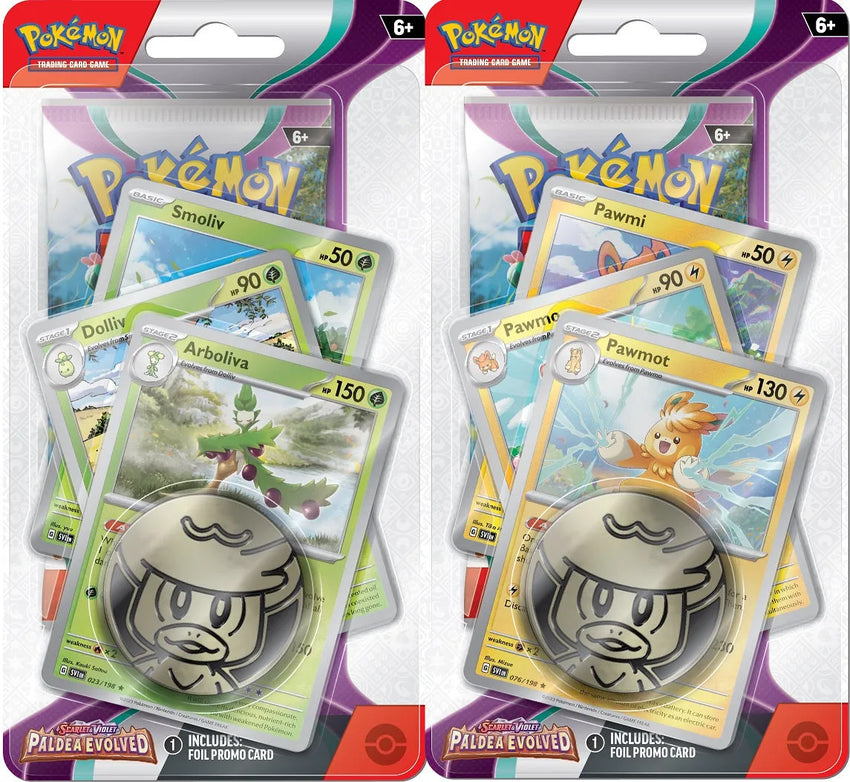 Pokémon: Scarlet & Violet - Paldea Evolved - Premium Checklane-001 Board / Card Games-Brain Games OÜ