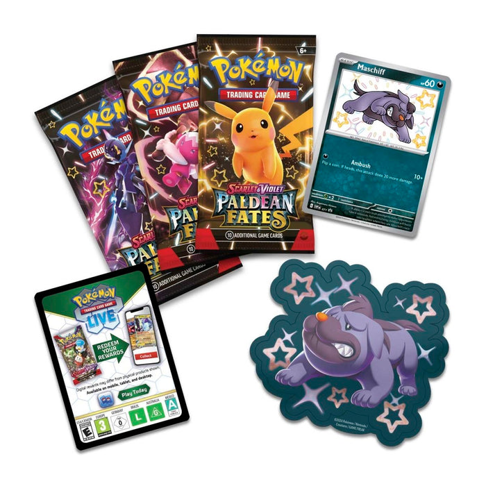 Pokemon: Scarlet & Violet - Paldean Fates Tech Sticker Collection Blister