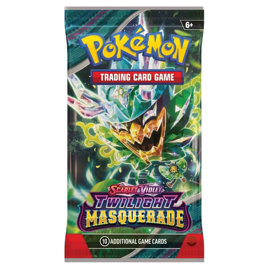 Pokemon: Scarlet & Violet - Twilight Masquerade Booster-Strateegiamängud-Brain Games OÜ