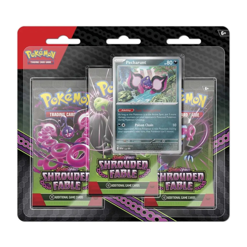 Pokemon: Shrouded Fable 3-Pack Blister-Strateegiamängud-Brain Games OÜ