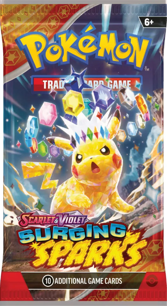 Pokemon: Surging Sparks Booster-001 Board / Card Games-Brain Games OÜ