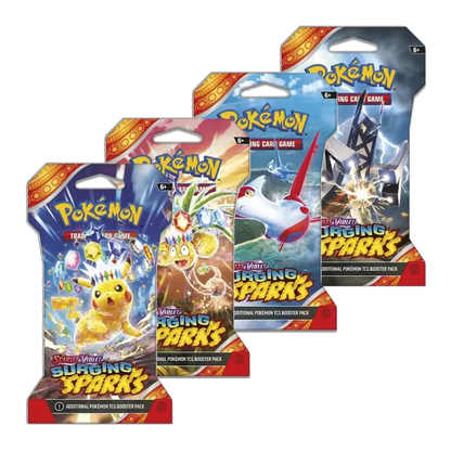 Pokemon: Surging Sparks Sleeved Booster-101 Board / Card Games-Brain Games OÜ