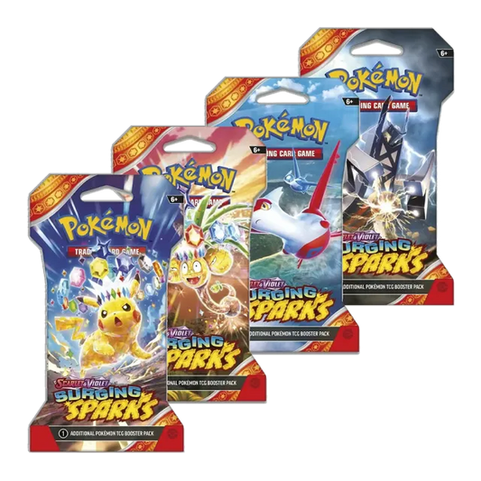 Pokemon: Surging Sparks Sleeved Booster-101 Board / Card Games-Brain Games OÜ