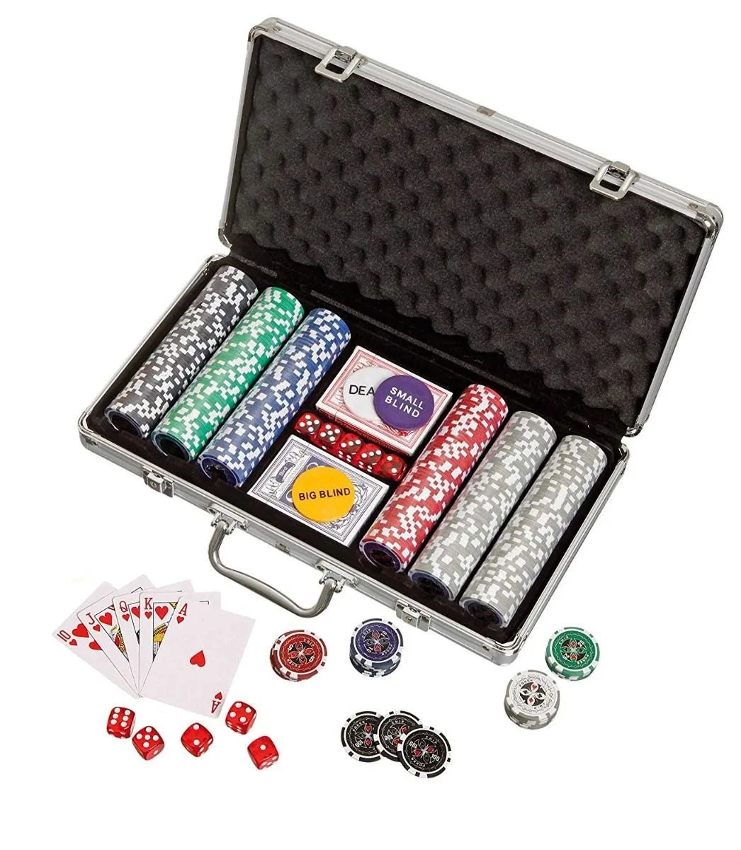 Pokkerikohver - 300 chips 11,5g-105 Poker Sets-Brain Games OÜ