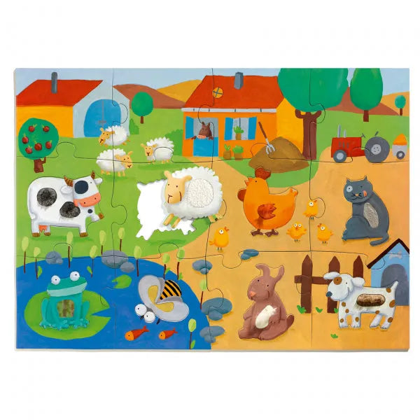 Põrandapusle "Farm"-008 Jigsaw Puzzles-Brain Games OÜ