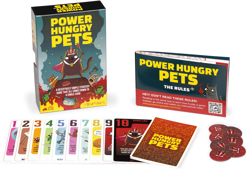 Power Hungry Pets-w001 WHSX Board / Card Games-Brain Games OÜ