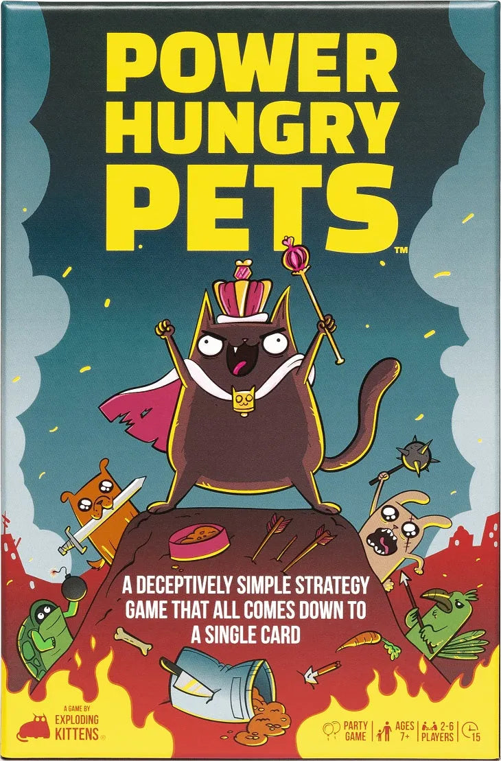 Power Hungry Pets-w001 WHSX Board / Card Games-Brain Games OÜ
