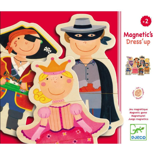 Puidust magneetiline pusle "Dress'up"-011 Creativity & Brain Teasers-Brain Games OÜ