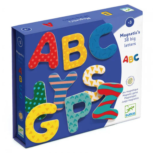 Puidust magnetid "38 fancy letters"-010 Toys-Brain Games OÜ