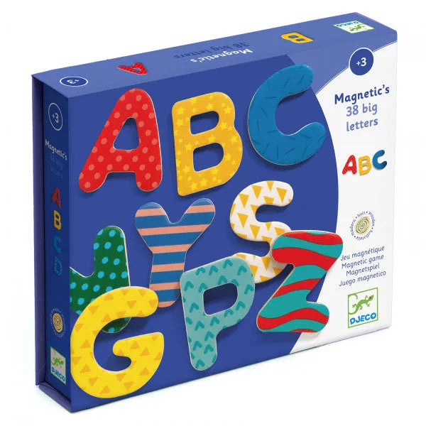 Puidust magnetid "38 fancy letters"-010 Toys-Brain Games OÜ