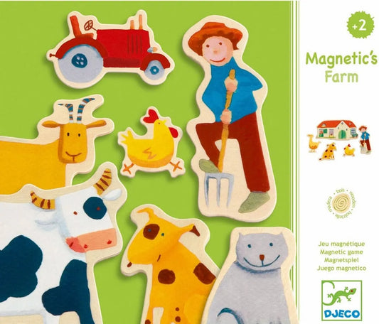 Puidust magnetid "Farm"-011 Creativity & Brain Teasers-Brain Games OÜ