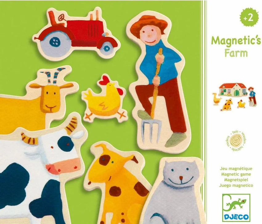 Puidust magnetid "Farm"-011 Creativity & Brain Teasers-Brain Games OÜ