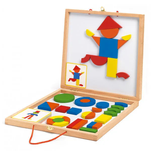 Puidust magnetid "Geoform"-011 Creativity & Brain Teasers-Brain Games OÜ