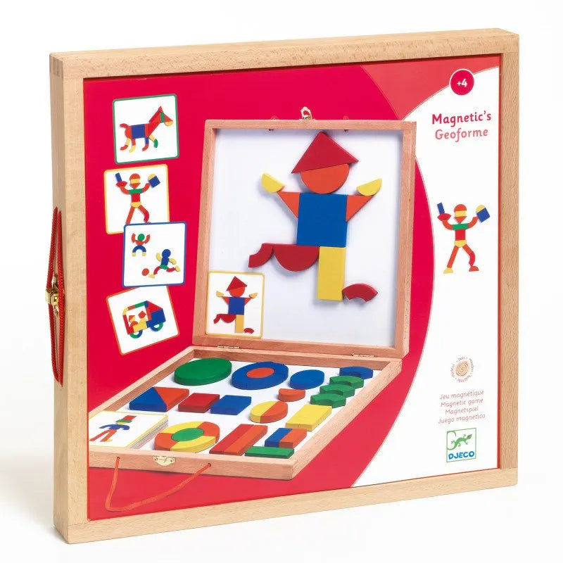 Puidust magnetid "Geoform"-011 Creativity & Brain Teasers-Brain Games OÜ
