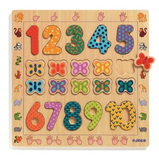 Puidust pusle "1-10"-011 Creativity & Brain Teasers-Brain Games OÜ