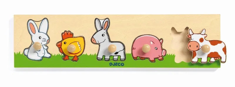 Puidust pusle "Farm"-008 Jigsaw Puzzles-Brain Games OÜ