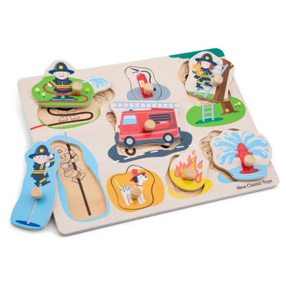 Puidust pusle "Fire Brigade" 8 tk-Pusled-Brain Games OÜ