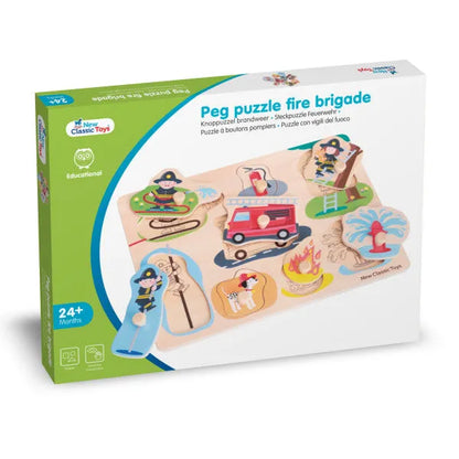 Puidust pusle "Fire Brigade" 8 tk-Pusled-Brain Games OÜ
