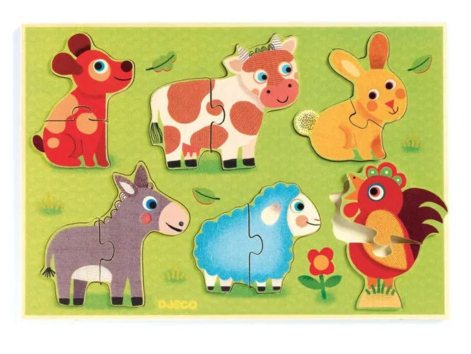 Puidust pusle "Hello meadow"-011 Creativity & Brain Teasers-Brain Games OÜ