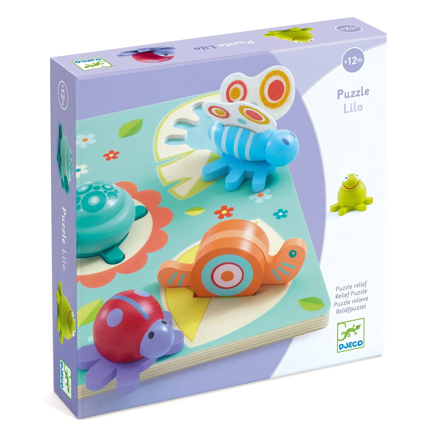 Puidust pusle "Turtle & friends"-010 Toys-Brain Games OÜ
