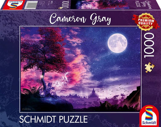 Pusle "A fairy-tale view" 1000 tk-w008 WHSX Jigsaw Puzzles-Brain Games OÜ