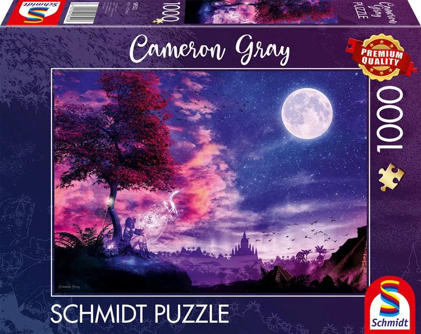Pusle "A fairy-tale view" 1000 tk-w008 WHSX Jigsaw Puzzles-Brain Games OÜ