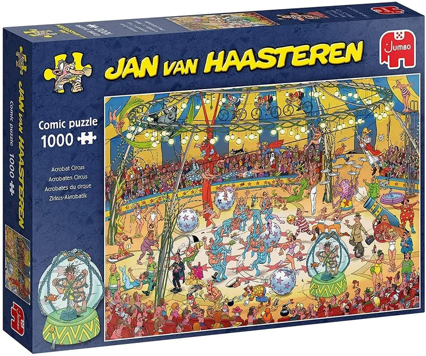 Pusle "Acrobat Circus" 1000 tk-108 Jigsaw Puzzles-Brain Games OÜ