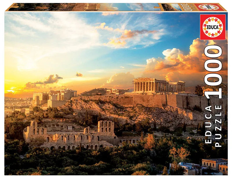 Pusle "Acropolis of Athens" 1000 tk-w008 WHSX Jigsaw Puzzles-Brain Games OÜ