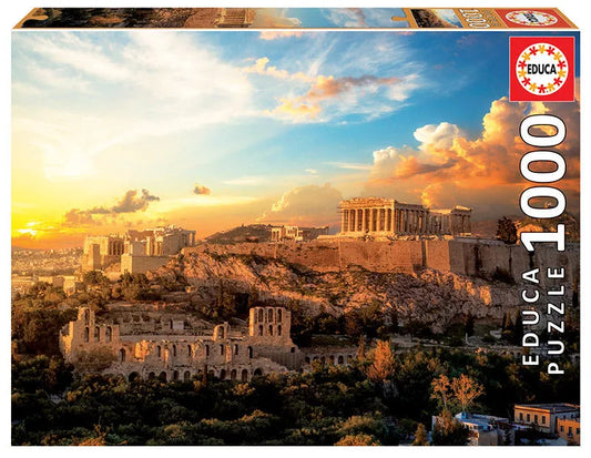 Pusle "Acropolis of Athens" 1000 tk-w008 WHSX Jigsaw Puzzles-Brain Games OÜ