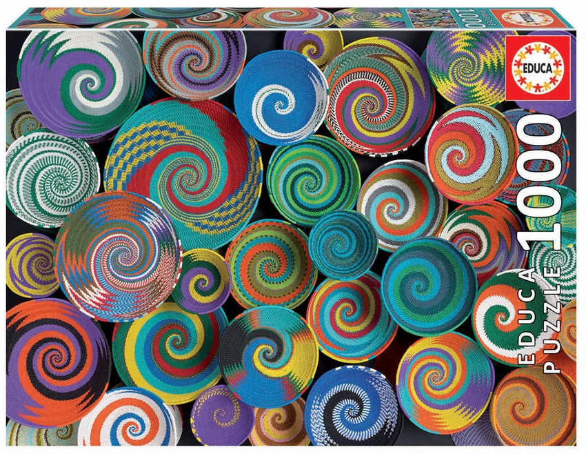 Pusle "African baskets" 1000 tk-w008 WHSX Jigsaw Puzzles-Brain Games OÜ