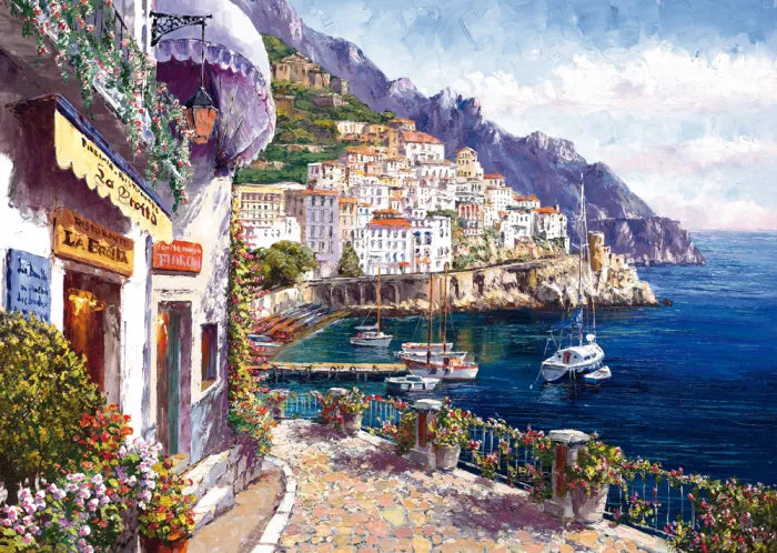 Pusle "Afternoon in Amalfi" 2000 tk-w008 WHSX Jigsaw Puzzles-Brain Games OÜ