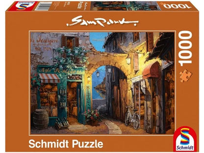 Pusle "Alley next to Lake Como" 1000 tk-w008 WHSX Jigsaw Puzzles-Brain Games OÜ