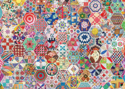 Pusle "American patchwork quilt" 1000 tk-w008 WHSX Jigsaw Puzzles-Brain Games OÜ