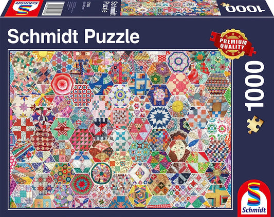 Pusle "American patchwork quilt" 1000 tk-w008 WHSX Jigsaw Puzzles-Brain Games OÜ