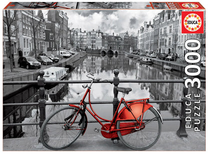Pusle "Amsterdam" 3000 tk-w008 WHSX Jigsaw Puzzles-Brain Games OÜ