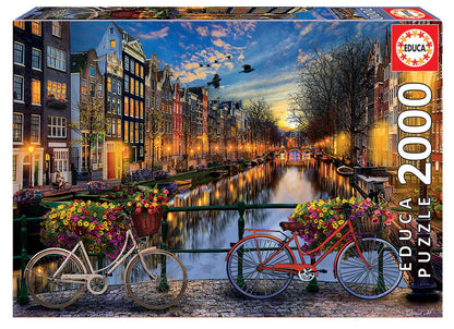 Pusle "Amsterdam with love" 2000 tk-w008 WHSX Jigsaw Puzzles-Brain Games OÜ