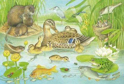 Pusle Animal family, 3x48 tk-w008 WHSX Jigsaw Puzzles-Brain Games OÜ