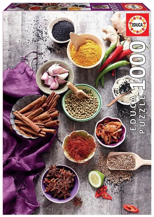 Pusle "Assorted Spices" 1000 tk-w008 WHSX Jigsaw Puzzles-Brain Games OÜ