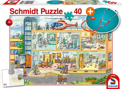 Pusle "At the children's hospital" 40 tk-w008 WHSX Jigsaw Puzzles-Brain Games OÜ