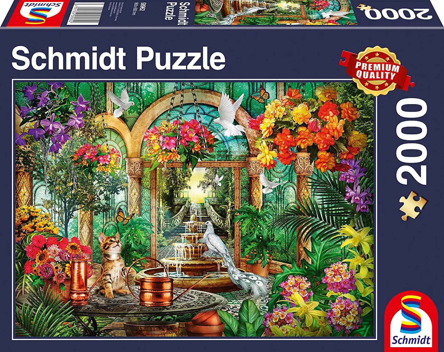 Pusle "Atrium" 2000 tk-w008 WHSX Jigsaw Puzzles-Brain Games OÜ
