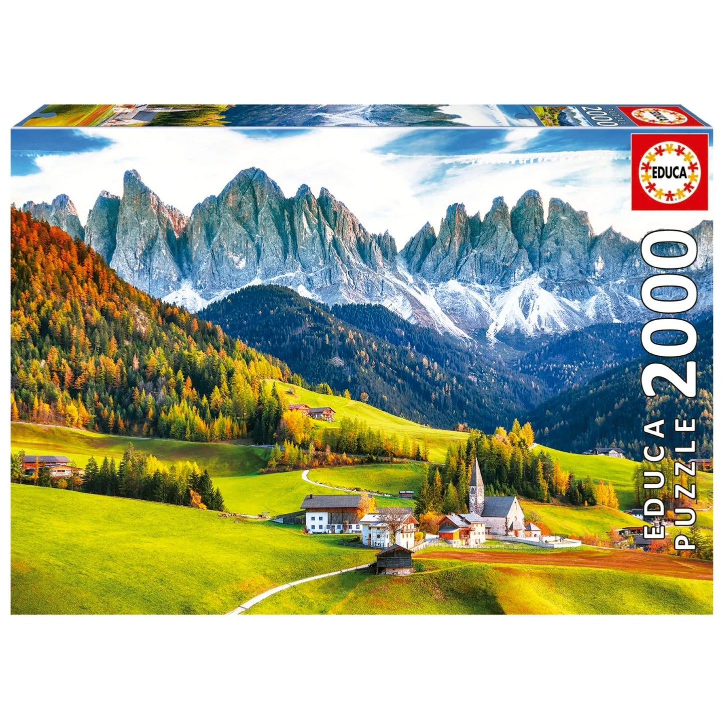 Pusle "Autumn In The Dolomites" 2000 tk-w008 WHSX Jigsaw Puzzles-Brain Games OÜ