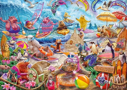 Pusle "Beach Mania" 1000 tk-w008 WHSX Jigsaw Puzzles-Brain Games OÜ