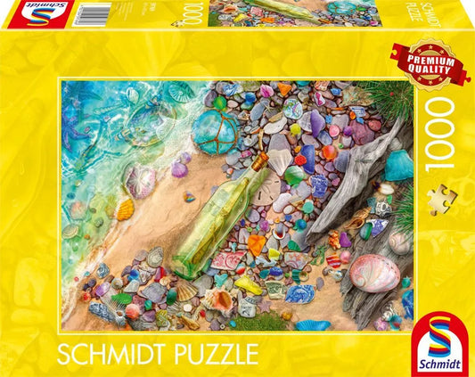 Pusle "Beach treasures" 1000 tk-w008 WHSX Jigsaw Puzzles-Brain Games OÜ