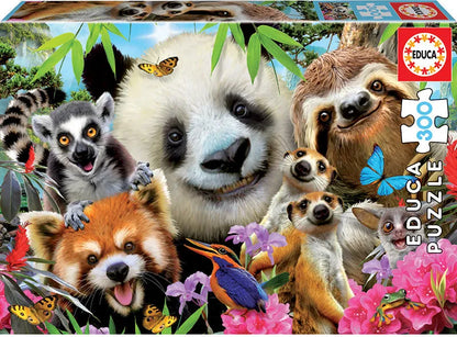 Pusle "Black-Eyed Friends Selfie" 300 tk-w008 WHSX Jigsaw Puzzles-Brain Games OÜ