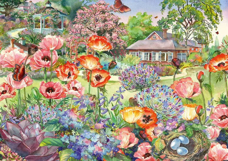 Pusle "Blooming garden" 1000 tk-w008 WHSX Jigsaw Puzzles-Brain Games OÜ