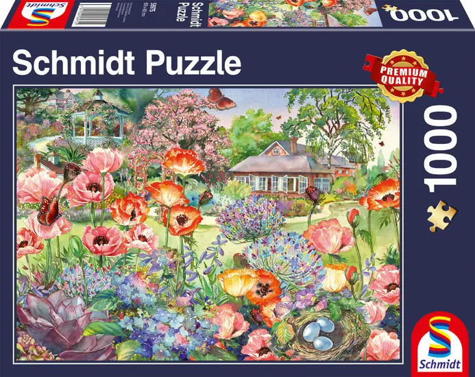 Pusle "Blooming garden" 1000 tk-w008 WHSX Jigsaw Puzzles-Brain Games OÜ