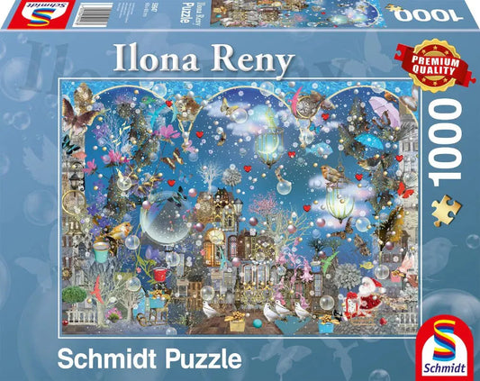 Pusle "Blue sky of Christmas" 1000 tk-w008 WHSX Jigsaw Puzzles-Brain Games OÜ