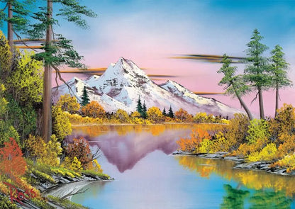 Pusle "Bob Ross, Reflections" 1000 tk-w008 WHSX Jigsaw Puzzles-Brain Games OÜ